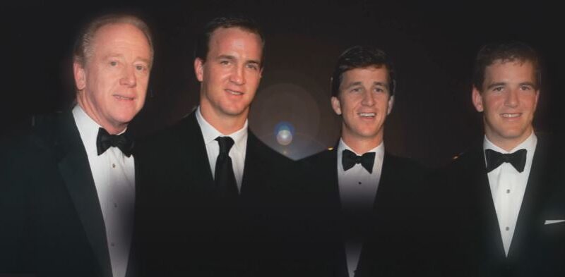 Manning Family, Archie Manning, Cooper Manning, Eli Manning, Payton Manning